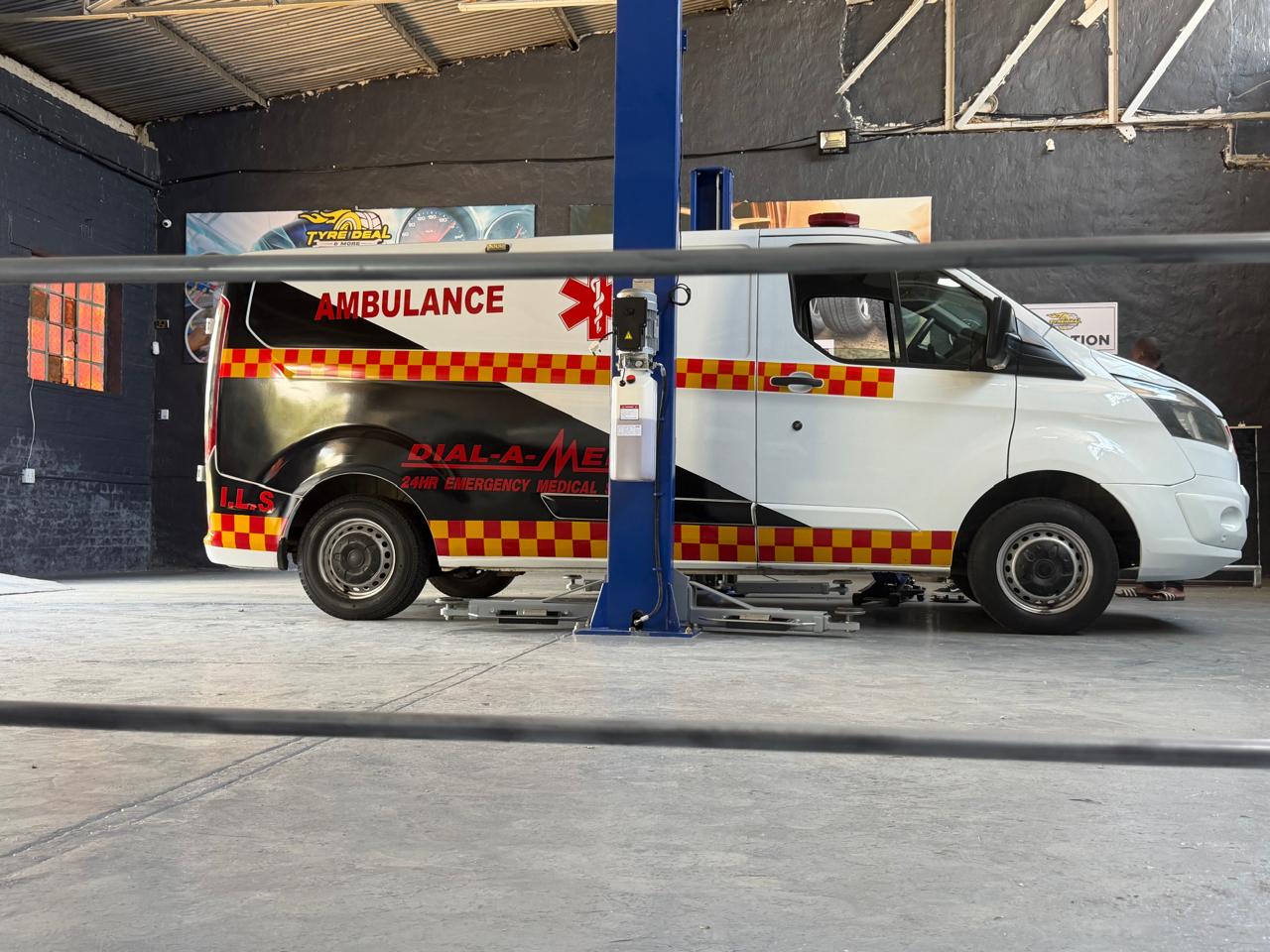 Emergency fleet vehicle serviced — trusted by professionals